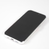 Coque iPhone 14 Pro Max - Gel silicone vagues colorées - Lavender sunset