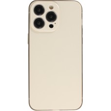 iPhone 14 Pro Max Case Hülle - Unsichtbares Schutzcover in iPhone Farbe - Gold