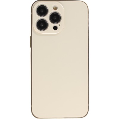 iPhone 14 Pro Case Hülle - Unsichtbares Schutzcover in iPhone Farbe - Gold