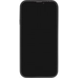 Coque iPhone 13 Pro Max - Jelly cover glass semi-transparente MagSafe - Black