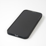iPhone 14 Pro Case Hülle - Jelly cover glass semi-durchsichtig MagSafe - Black