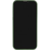 Coque iPhone 13 Pro - Jelly cover glass semi-transparente MagSafe - Midnight green
