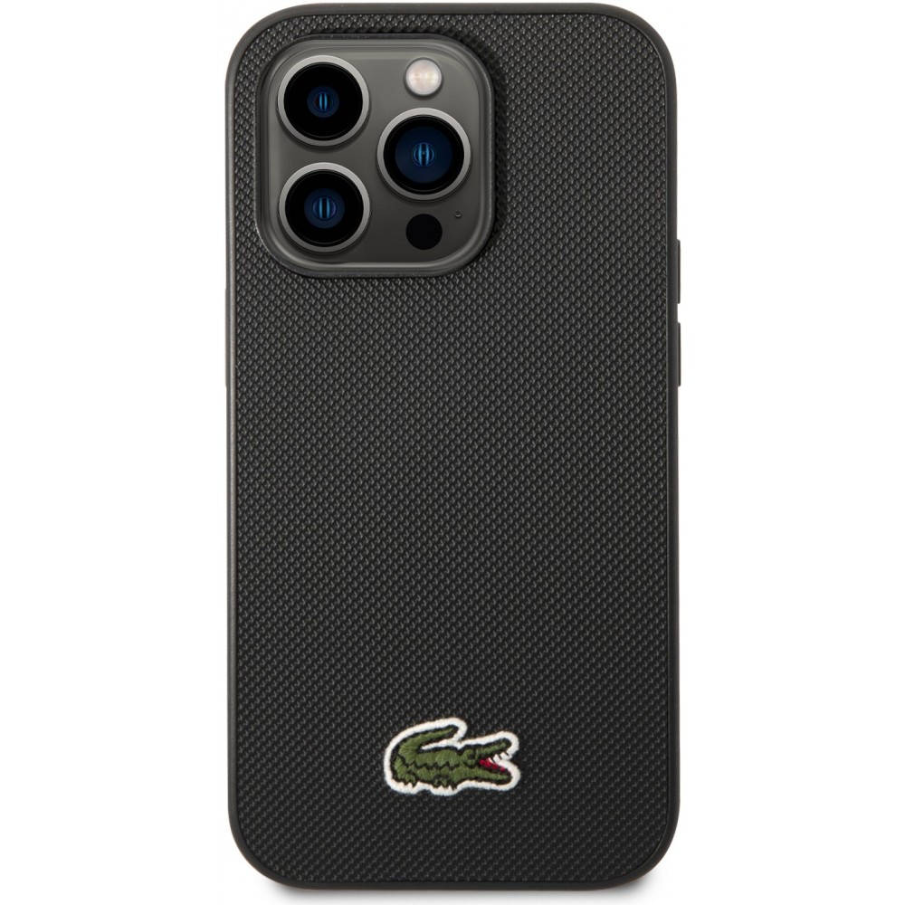 Coque iPhone 14 Pro Max Lacoste effet Petit Piqu avec MagSafe