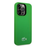 Coque iPhone 14 Pro Max - Lacoste silicone soft touch Magsafe - Vert