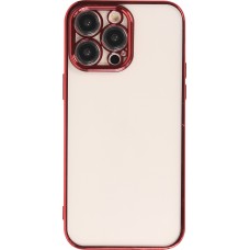 Hülle iPhone 14 Pro - Electroplate - Rot