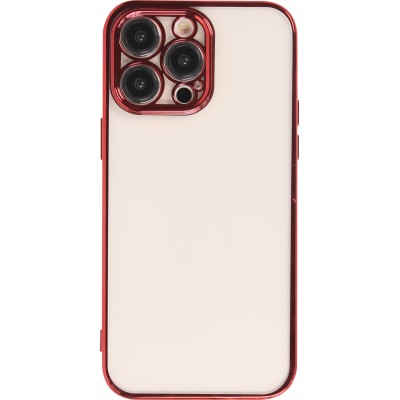 Coque iPhone 14 Pro - Electroplate - Rouge