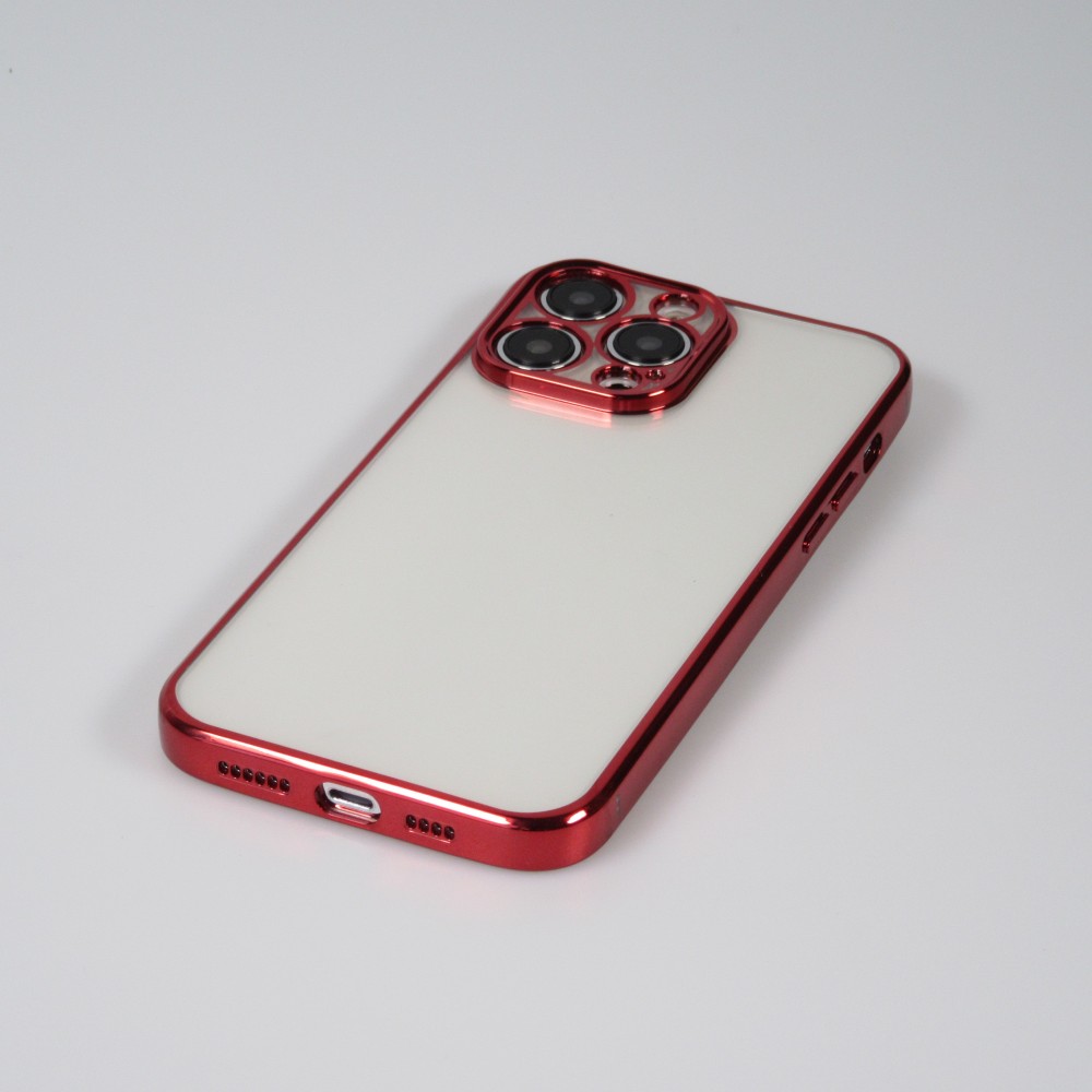 Hülle iPhone 14 Pro - Electroplate - Rot