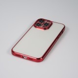 Hülle iPhone 14 Pro - Electroplate - Rot