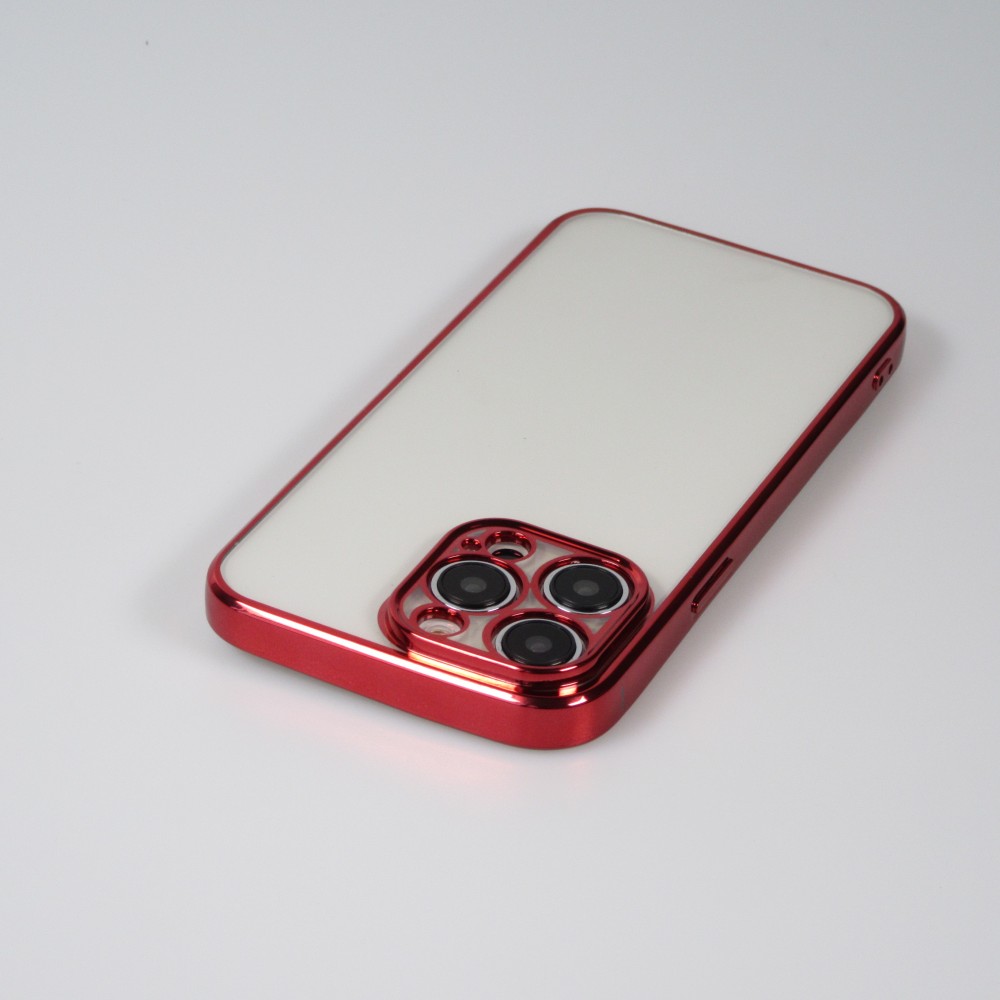 Hülle iPhone 14 Pro - Electroplate - Rot