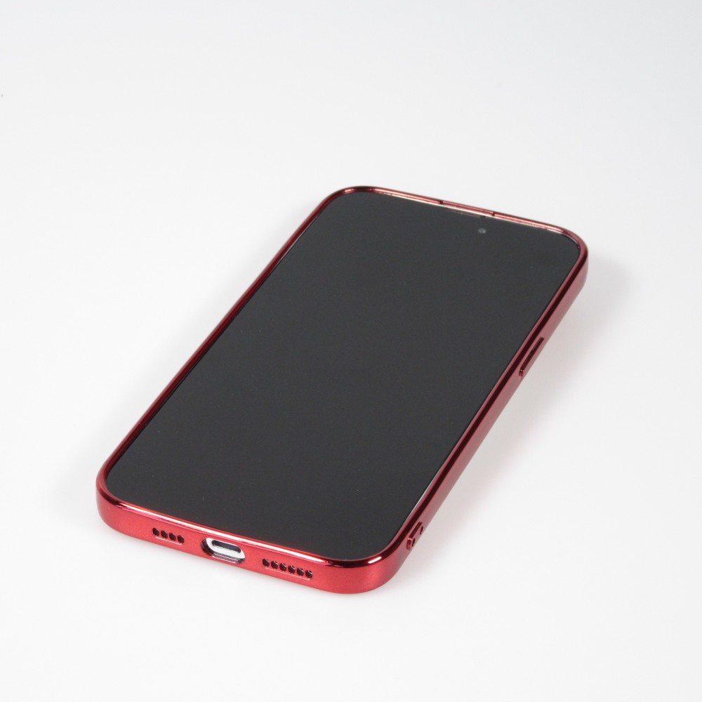 Hülle iPhone 14 Pro - Electroplate - Rot