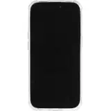 Coque iPhone 15 Pro Max - Gel bumper chat miroir - Transparent