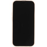 iPhone 14 Pro Case Hülle - 3D Silikon Polster glänzend & reflektierend - Weiss