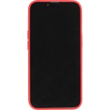 iPhone 14 Pro Case Hülle - 3D Silikon Polster Cover - Rot
