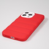 iPhone 14 Pro Case Hülle - 3D Silikon Polster Cover - Rot