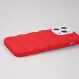 iPhone 14 Pro Case Hülle - 3D Silikon Polster Cover - Rot
