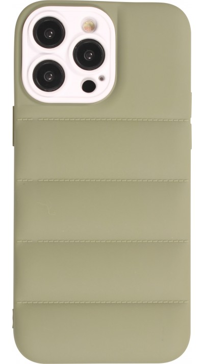 iPhone 14 Pro Max Case Hülle - 3D Silikon Polster Cover - Grün