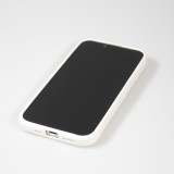 Coque iPhone 14 Pro Max - Silicone renforcé avec double couche de protection - Blanc