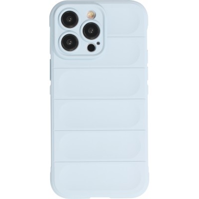 Coque iPhone 14 Pro - Silicone renforcé avec double couche de protection - Bleu clair