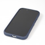 iPhone 14 Pro Max Case Hülle - Robustes Silikon mit Doppelter Schutzschicht - Dunkelblau