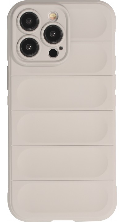 iPhone 14 Pro Max Case Hülle - Robustes Silikon mit Doppelter Schutzschicht - Hellgrau