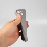 iPhone 14 Pro Case Hülle - Robustes Silikon mit Doppelter Schutzschicht - Hellgrau