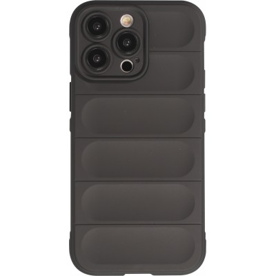 Coque iPhone 14 Pro Max - Silicone renforcé avec double couche de protection - Noir