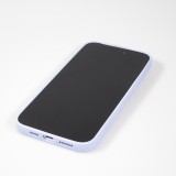 Coque iPhone 14 Pro Max - Soft Touch avec anneau - Violet clair