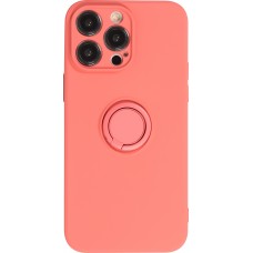 Coque iPhone 14 Pro Max - Soft Touch avec anneau - Grenade