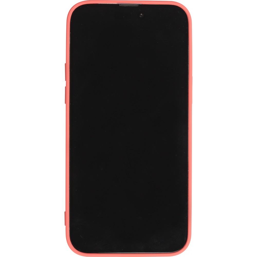 Coque iPhone 14 Pro Max - Soft Touch avec anneau - Grenade