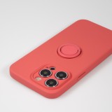 Coque iPhone 14 Pro Max - Soft Touch avec anneau - Grenade