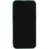 Coque iPhone 14 Pro Max - Soft Touch avec anneau - Vert foncé