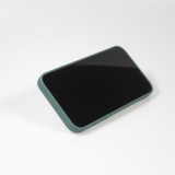 Coque iPhone 14 Pro - Soft Touch avec anneau - Vert foncé