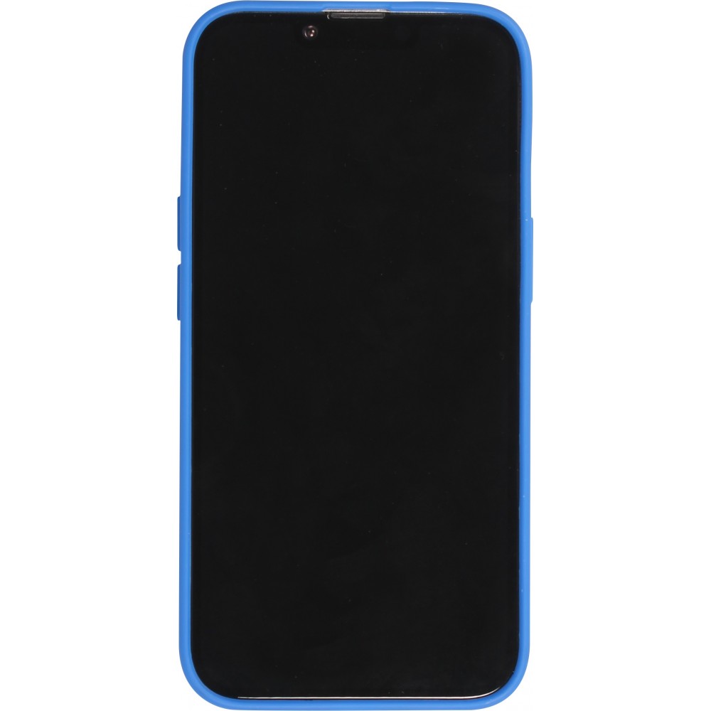 Coque iPhone 14 - Silicone 3D coussins cover - Bleu