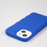 Coque iPhone 14 - Silicone 3D coussins cover - Bleu