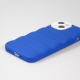Coque iPhone 14 - Silicone 3D coussins cover - Bleu