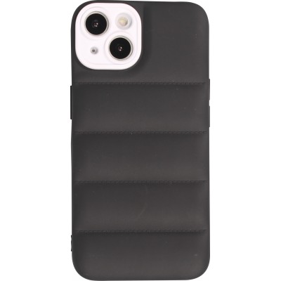 Coque iPhone 14 - Silicone 3D coussins cover - Noir
