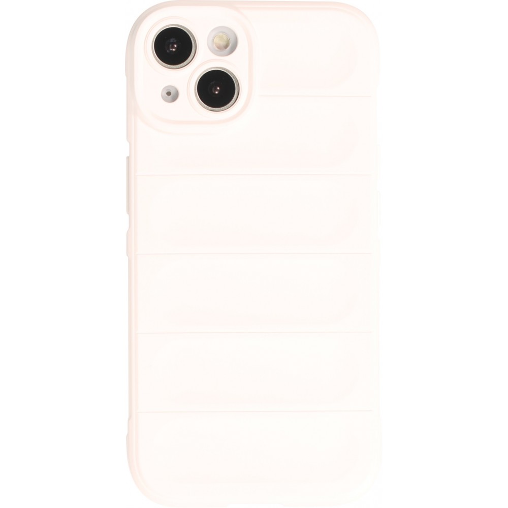 Coque iPhone 14 Plus - Silicone renforcé avec double couche de protection - Blanc