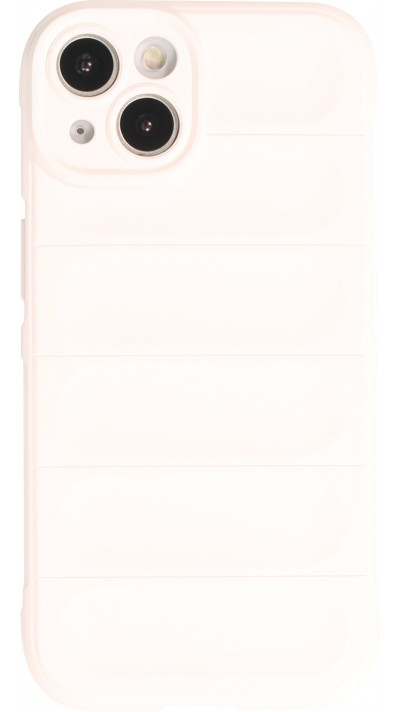 Coque iPhone 14 Plus - Silicone renforcé avec double couche de protection - Blanc