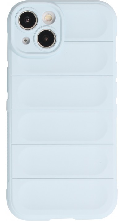 Coque iPhone 14 - Silicone renforcé avec double couche de protection - Bleu clair
