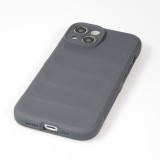iPhone 14 Plus Case Hülle - Robustes Silikon mit Doppelter Schutzschicht - Grau
