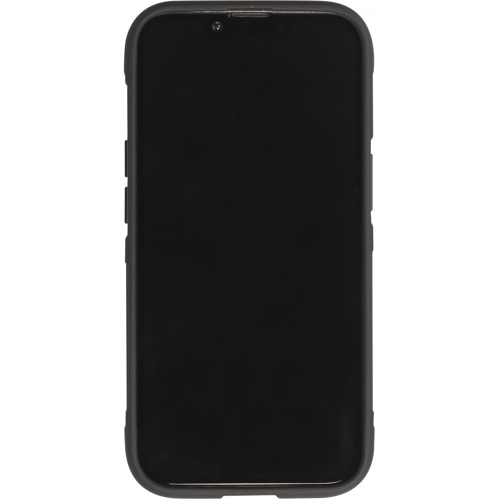 Coque iPhone 14 - Silicone renforcé avec double couche de protection - Noir