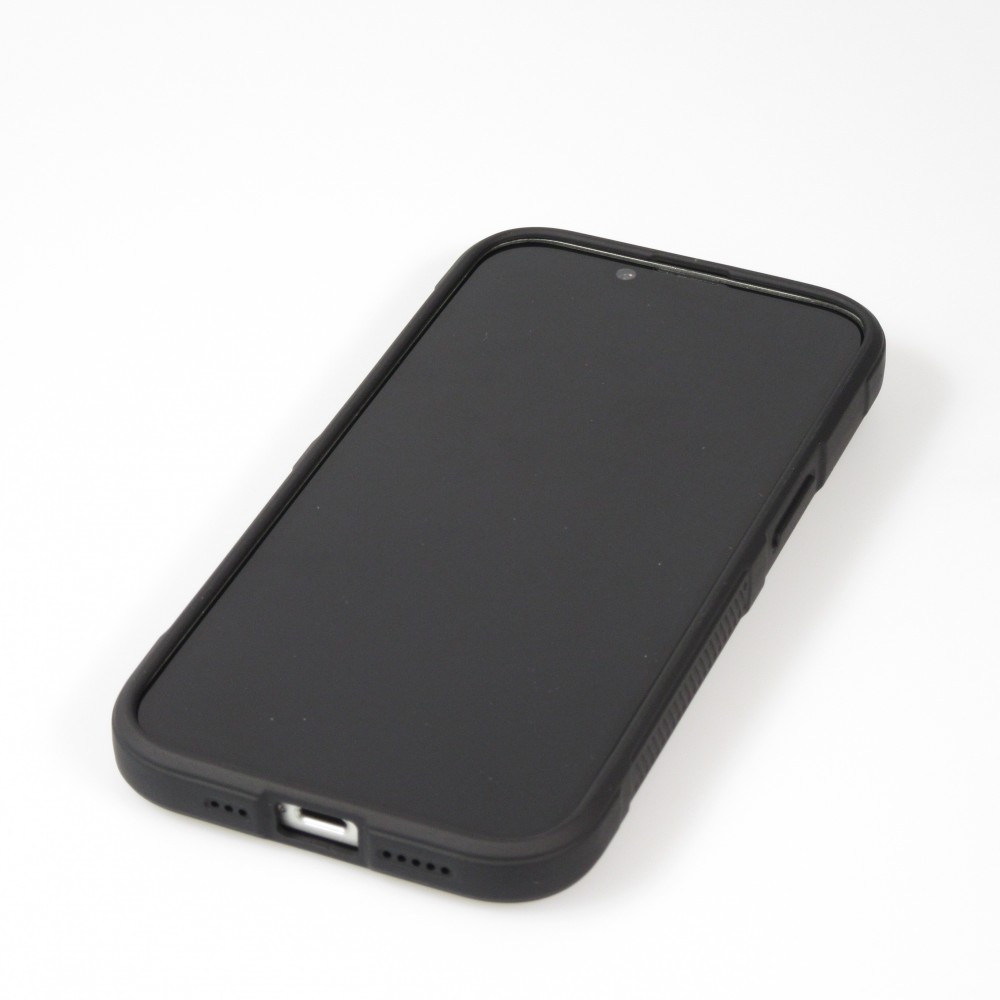 iPhone 14 Plus Case Hülle - Robustes Silikon mit Doppelter Schutzschicht - Schwarz