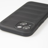 iPhone 14 Plus Case Hülle - Robustes Silikon mit Doppelter Schutzschicht - Schwarz