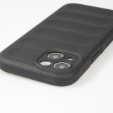 Coque iPhone 14 - Silicone renforcé avec double couche de protection - Noir