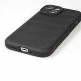 Coque iPhone 14 - Silicone renforcé avec double couche de protection - Noir