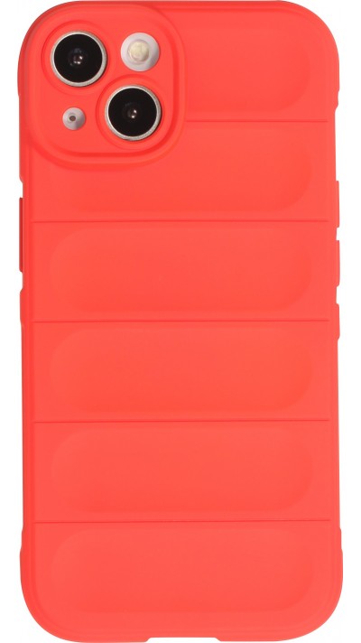 iPhone 14 Case Hülle - Robustes Silikon mit Doppelter Schutzschicht - Rot