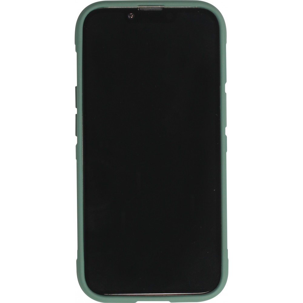 iPhone 14 Plus Case Hülle - Robustes Silikon mit Doppelter Schutzschicht - Grün