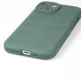 Coque iPhone 14 Plus - Silicone renforcé avec double couche de protection - Vert