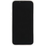 iPhone 14 Plus Case Hülle - Mattes Silikon mit aufgedrucktem Marmoreffekt - Grün