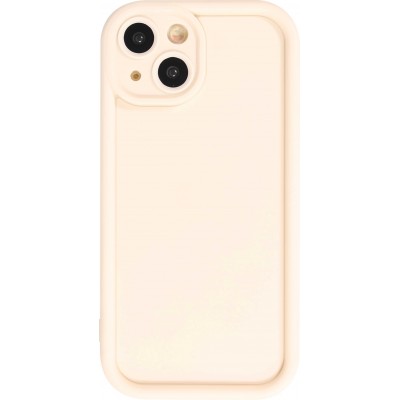 Coque iPhone 14 - gel silicone super flexible avec absorbeur de 360 degr&eacute;s - Blanc